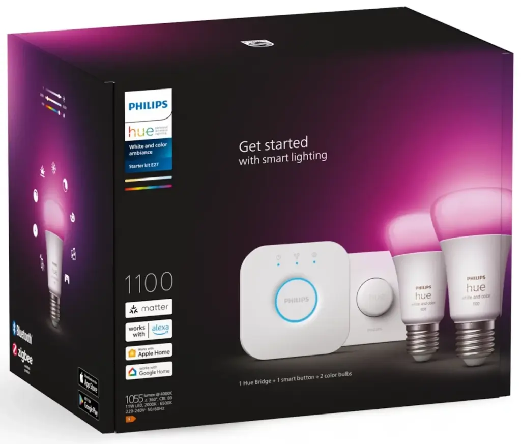 Philips Hue Starter-Set Test – Verpackung & Lieferumfang
